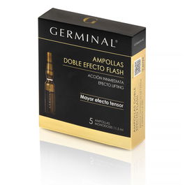 Germinal DOBLE EFECTO flash ampollas 5 x 1,5 ml Tratamiento Facial Hidratante Efecto Flash Ultralifting Instantaneo