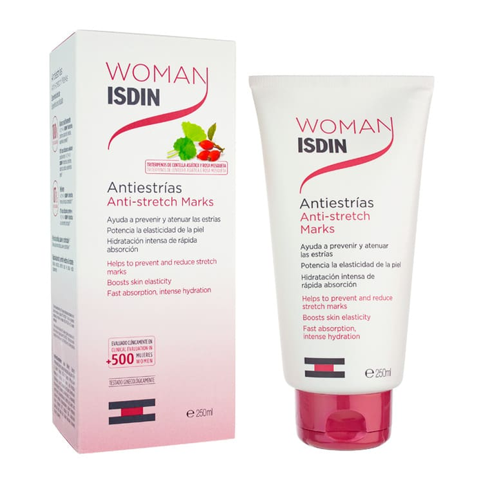 Isdin WOMAN Crema Antiestrías 250 ml Isdin WOMAN Crema Antiestrías 250 ml