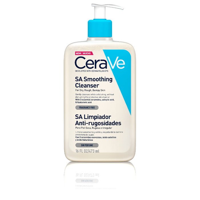 Cerave Limpiador Suavizante SA para Piel Seca, Rugosa y con Bultos 473 ml Cerave Limpiador Suavizante SA para Piel Seca, Rugosa y con Bultos 473 ml