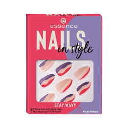 Essence NAILS IN STYLE uñas artificiales stay wavy