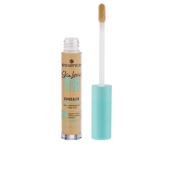 Essence Skin Lovin' Sensitive Corrector #25 Medium Olive - Corrector Multiusos, Cubre Ojeras, Aloe Vera, Piel Sensible, Cruelty Free, Sin Parabenos, 3.5 ml Essence Skin Lovin' Sensitive Corrector #25 Medium Olive - Corrector Multiusos, Cubre Ojeras, Aloe Vera, Piel Sensible, Cruelty Free, Sin Parabenos, 3.5 ml