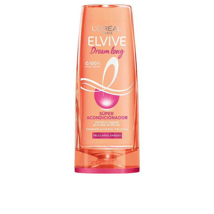 L'Oréal Paris Elvive Dream Long Súper Acondicionador Reconstructor para Cabello Largo y Dañado 300 ml - Nutre, Desenreda y Brillo L'Oréal Paris Elvive Dream Long Súper Acondicionador Reconstructor para Cabello Largo y Dañado 300 ml - Nutre, Desenreda y Brillo