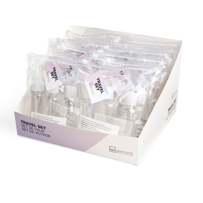 Idc Institute Estuche de viaje 4 pz Gel de baño