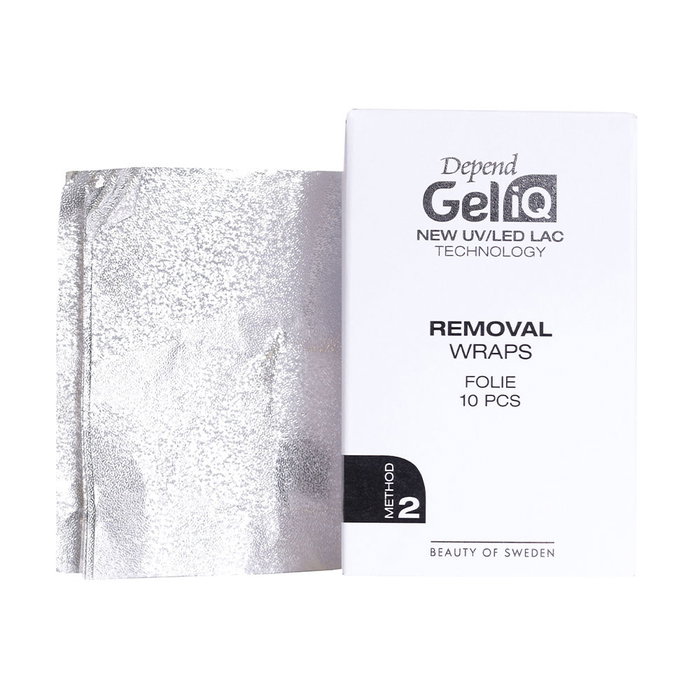 BETER GEL IQ bandas para quitaesmaltes de gel, pack de 10 unidades BETER GEL IQ bandas para quitaesmaltes de gel, pack de 10 unidades
