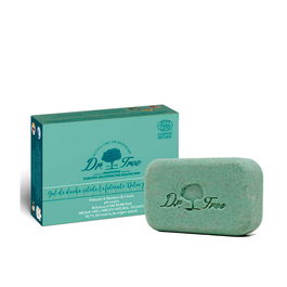 Dr. Tree Gel Ducha Sólido Exfoliante 120 gr | Limpia, Calma, Hidrata y Protege la Piel