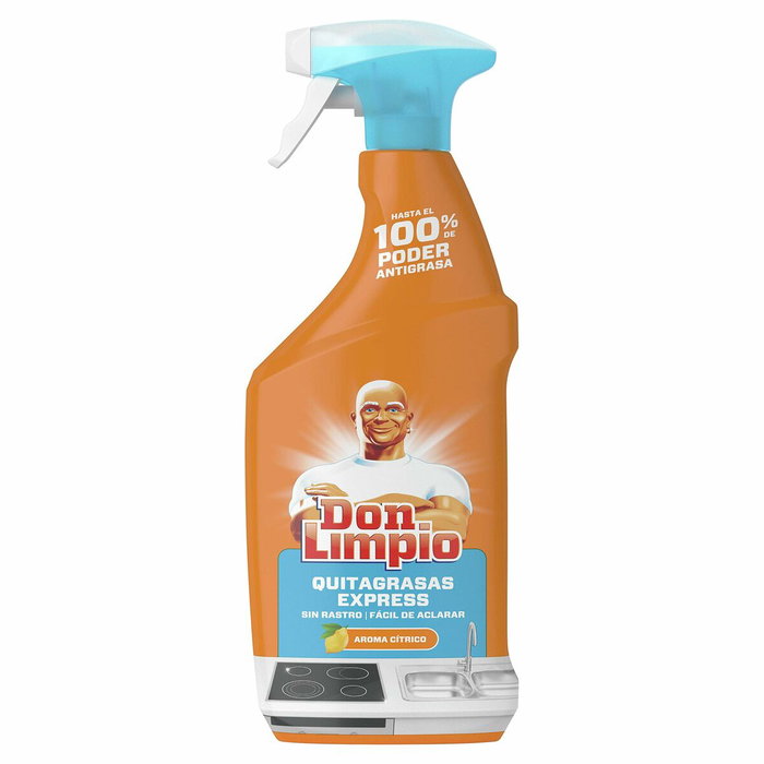 Don Limpio Limpiador Quitagrasa Cocina Spray, Fórmula Acción Rápida y Fácil Enjuague, Elimina Grasa Sin Residuos, Aroma Cítrico 720 ml Don Limpio Limpiador Quitagrasa Cocina Spray, Fórmula Acción Rápida y Fácil Enjuague, Elimina Grasa Sin Residuos, Aroma Cítrico 720 ml