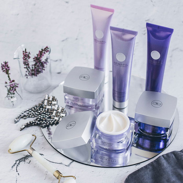 Atashi Mascarilla Lift Mask 50 ml - Mascarilla Facial Nocturna Antiedad con Células Madre y Ácido Hialurónico