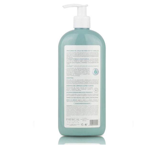 Clearé Institute Fortaleza Anticaída Champú Anticaída 400 ml - Reduce Caída, Estimula Crecimiento, Redensifica y Nutre Cabello