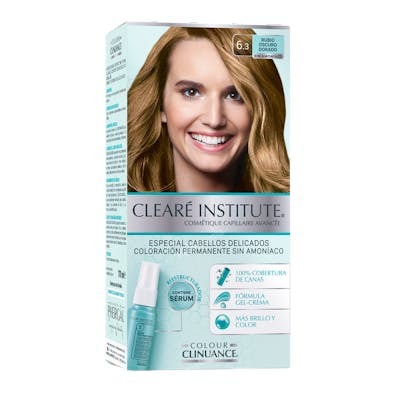 Clearé Institute COLOUR CLINUANCE 6.3 Rubio Oscuro Dorado, Cabellos Delicados Clearé Institute COLOUR CLINUANCE 6.3 Rubio Oscuro Dorado, Cabellos Delicados