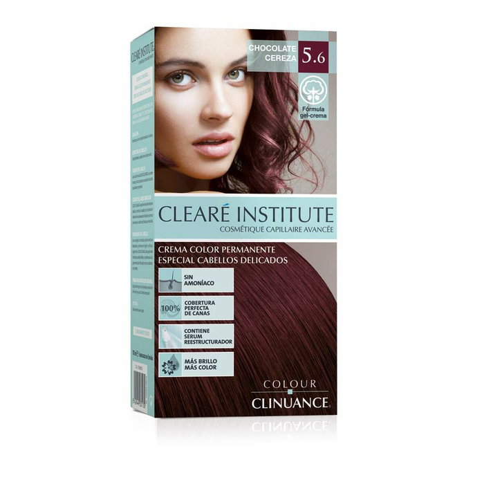 Clearé Institute COLOUR CLINUANCE 5.6-chocolate cereza para cabellos delicados Clearé Institute COLOUR CLINUANCE 5.6-chocolate cereza para cabellos delicados
