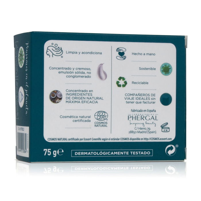 Dr. Tree Champú Sólido Revitalizante 2 en 1, 75 gr