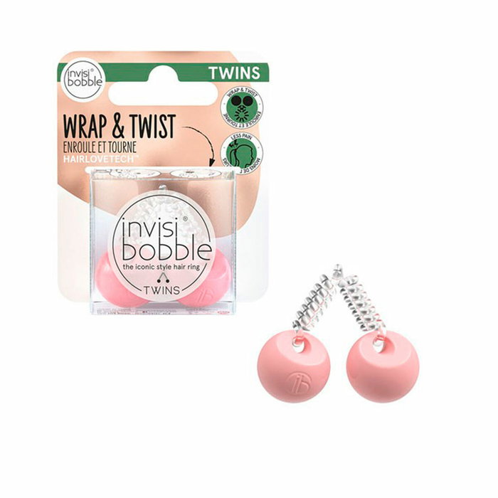 Invisibobble INVISIBOBBLE TWINS #prima ballerina, 1 u Invisibobble INVISIBOBBLE TWINS #prima ballerina, 1 u