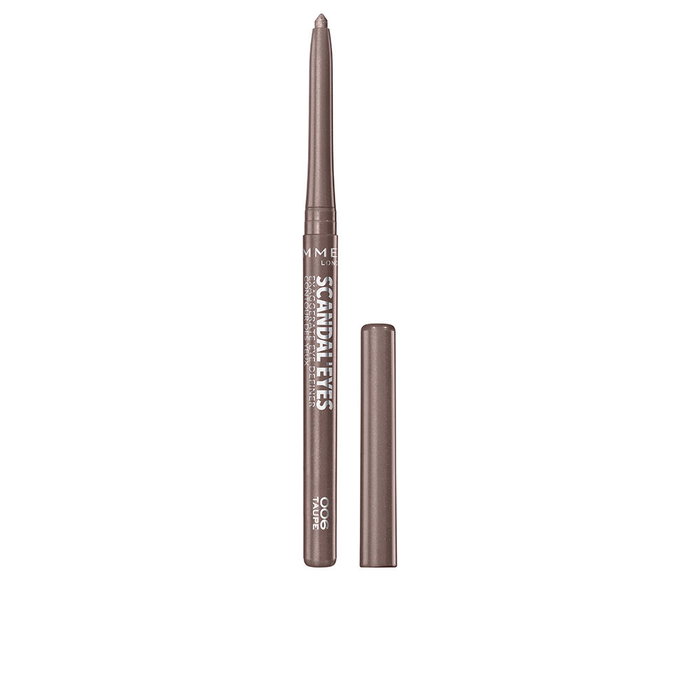 Rimmel London Scandaleyes Automatic Eyeliner Delineador de Ojos Retráctil #taupe - Duración 10h, Waterproof, 0.35 g Rimmel London Scandaleyes Automatic Eyeliner Delineador de Ojos Retráctil #taupe - Duración 10h, Waterproof, 0.35 g