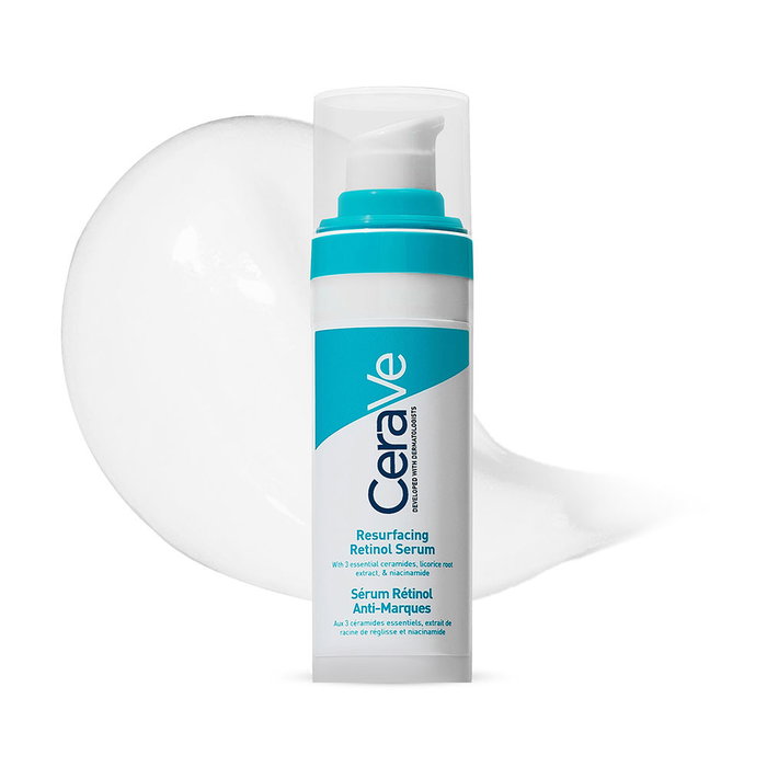 CeraVe Blemish Resurfacing Retinol Serum - Suero Anti-marcas y Textura para Piel con Tendencia Acnéica, con Niacinamida, 30 ml