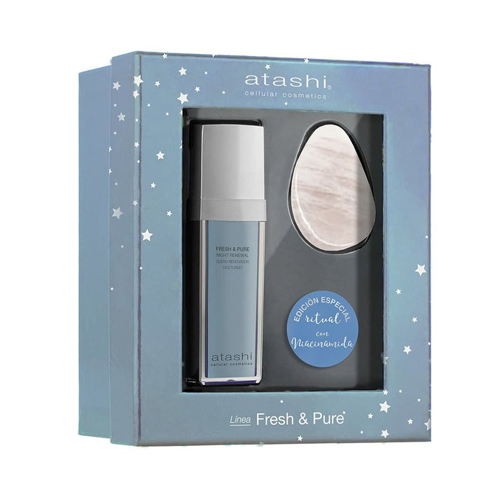 Atashi Fresh & Pure Lote 2 pz con Suero Night Renewal y Takimochiii