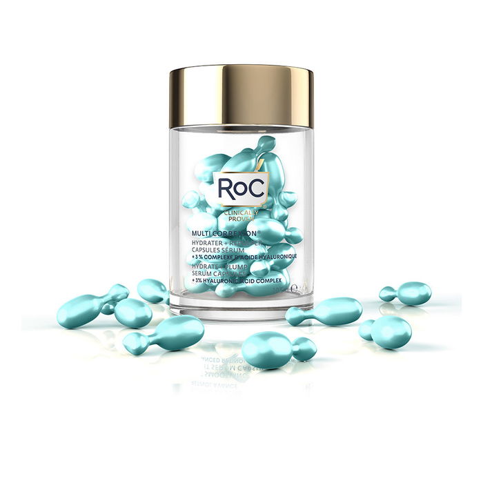 Roc HYDRATE + PLUMP Cápsulas Sérum con Ácido Hialurónico Antiarrugas e Hidratante Antiedad - 30 Unidades Roc HYDRATE + PLUMP Cápsulas Sérum con Ácido Hialurónico Antiarrugas e Hidratante Antiedad - 30 Unidades