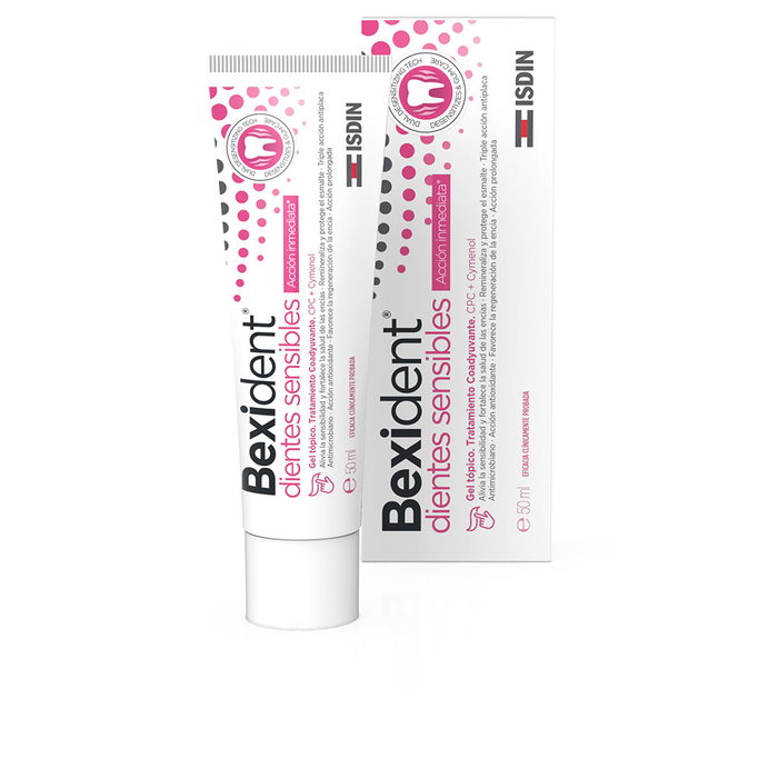 Isdin Bexident Dientes Sensibles Gel Tópico 50 ml para Hipersensibilidad Dental con Triple Acción Isdin Bexident Dientes Sensibles Gel Tópico 50 ml para Hipersensibilidad Dental con Triple Acción