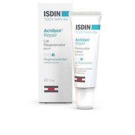 Isdin ACNIBEN Repair Bálsamo Renovador Labial - 10 ml - Protección Diaria, Repara e Hidrata Labios Afectados por Tratamientos Antiacneicos