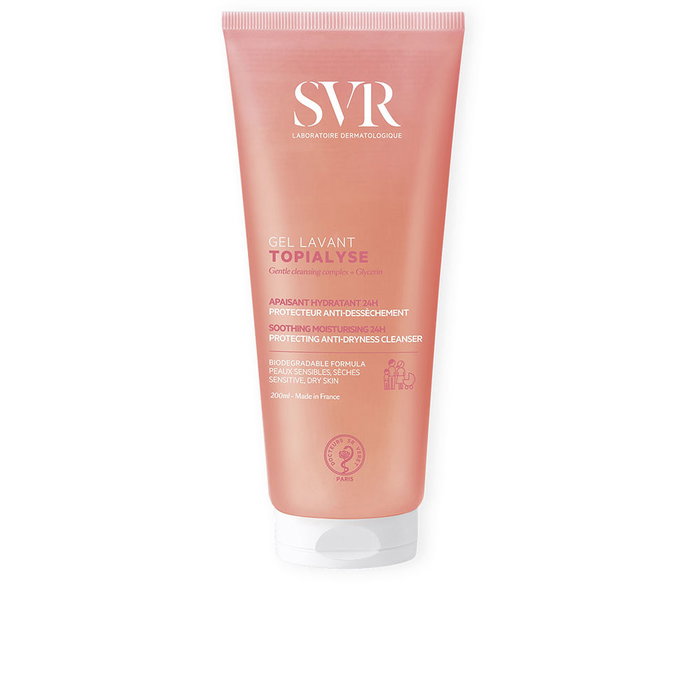 SVR Laboratoire Dermatologique TOPIALYSE gel lavant 200 ml Gel de baño Piel Seca Sin Sulfatos Sin Fragancia SVR Laboratoire Dermatologique TOPIALYSE gel lavant 200 ml Gel de baño Piel Seca Sin Sulfatos Sin Fragancia