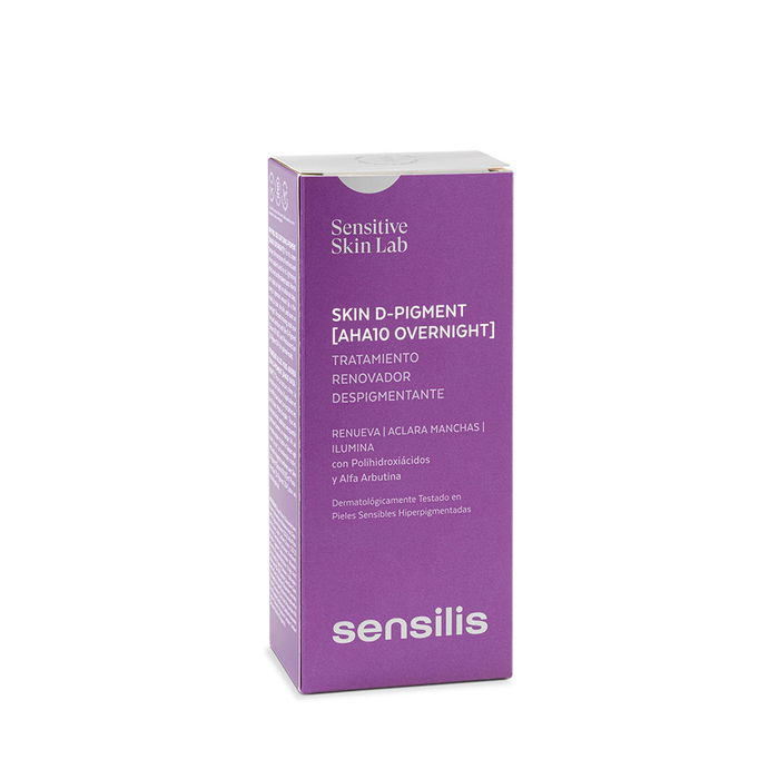 Sensilis SKIN D-PIGMENT [AHA10 OVERNIGHT] Tratamiento Renovador Antimanchas Noche 30 ml