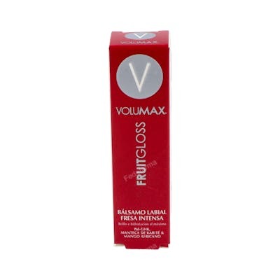 Volumax FRUITGLOSS hidratación de labios fresa intensa