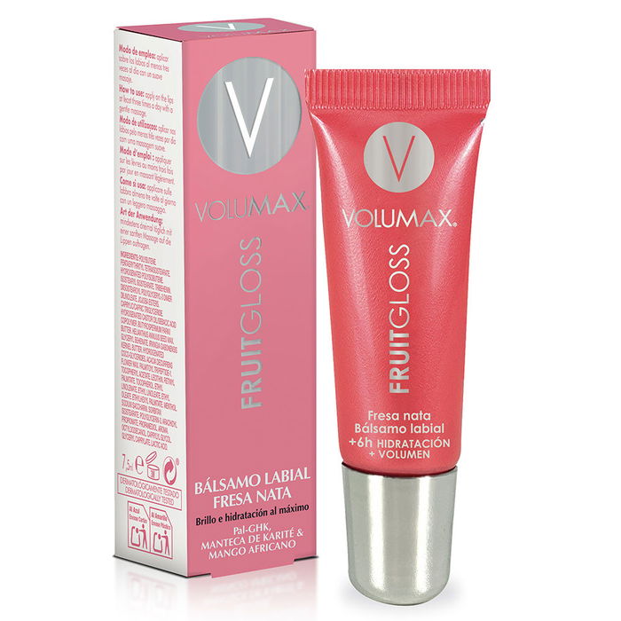 Volumax FRUITGLOSS Brillo de Labios Fresa Nata 7,5 ml
