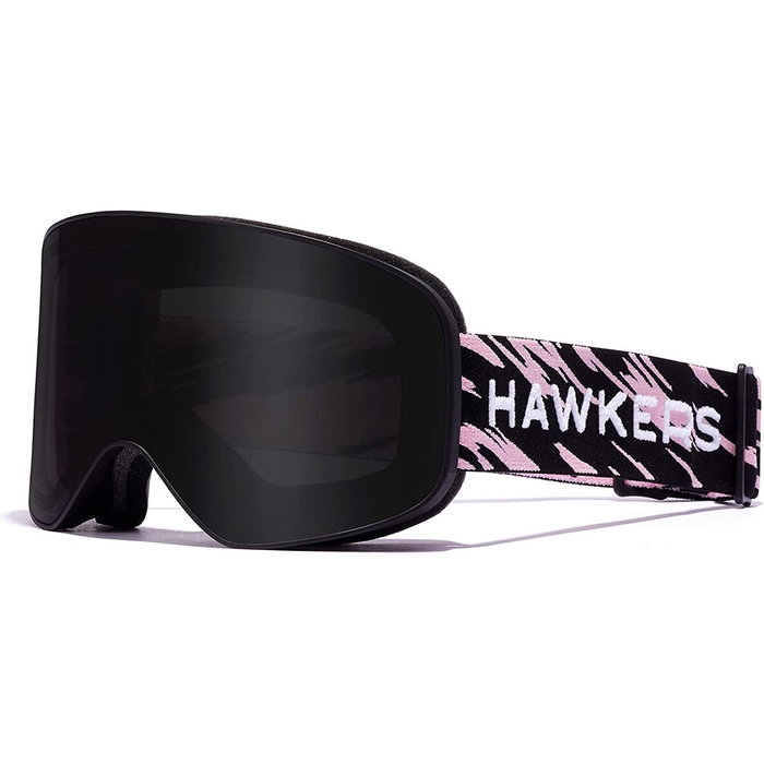 Hawkers ARTIK SMALL Gafas de Nieve Black Pink, Unisex, Negro y Rosa