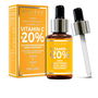 Biovène VITAMIN C +20% Sérum Facial Iluminador Antiedad con Vitamina C al 20% y Ácido Hialurónico, 30 ml
