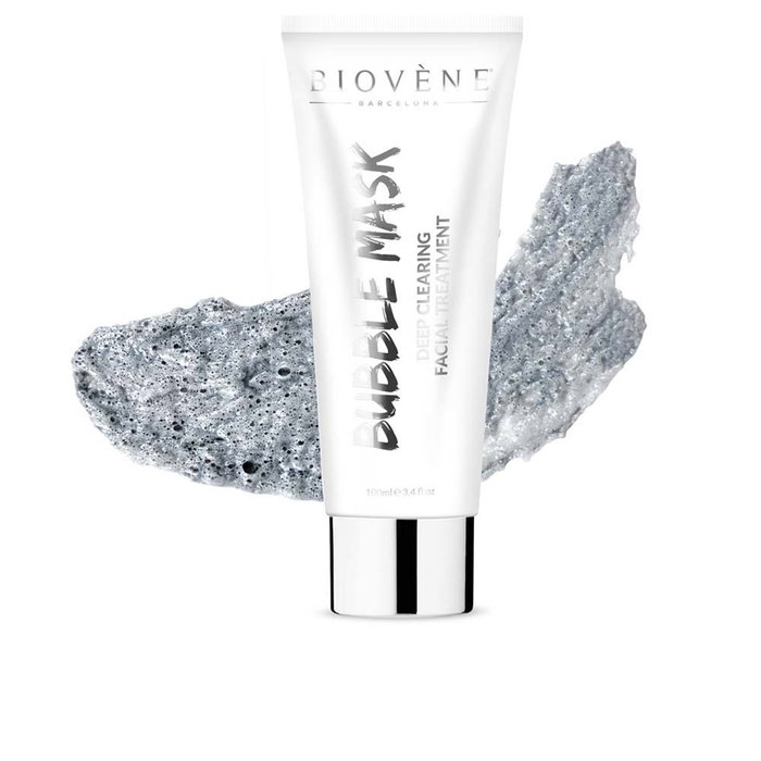 Biovène Mascarilla Facial BUBBLE MASK deep clearing facial treatment, Tratamiento Purificante con Burbujas, 100 ml Biovène Mascarilla Facial BUBBLE MASK deep clearing facial treatment, Tratamiento Purificante con Burbujas, 100 ml