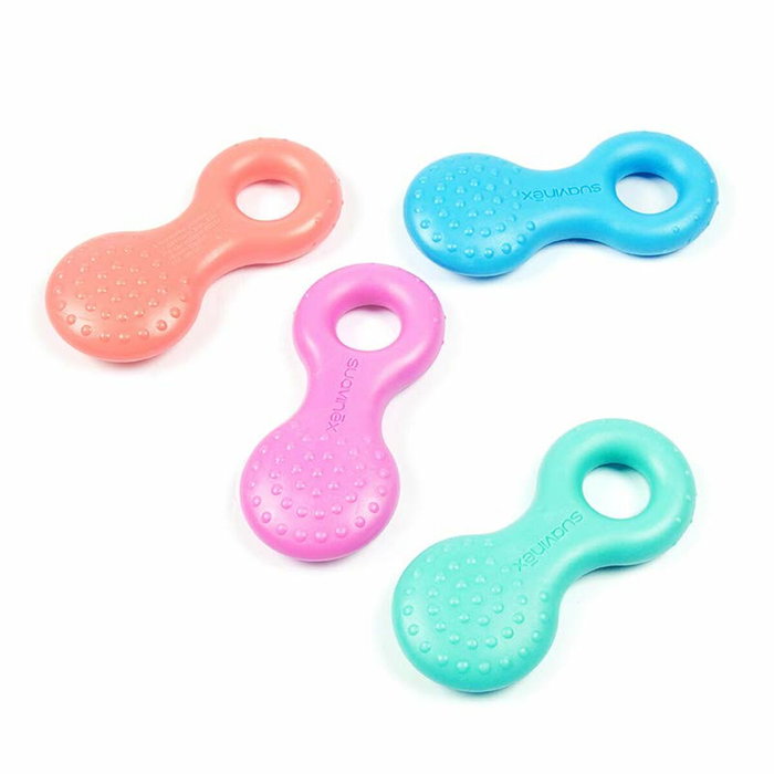 Suavinex Mordedor de Goma Bebé Etapa 1 para Recién Nacidos +0 Meses Alivia Dientes y Encías Masaje Burbujas Sin BPA 1 Unidad