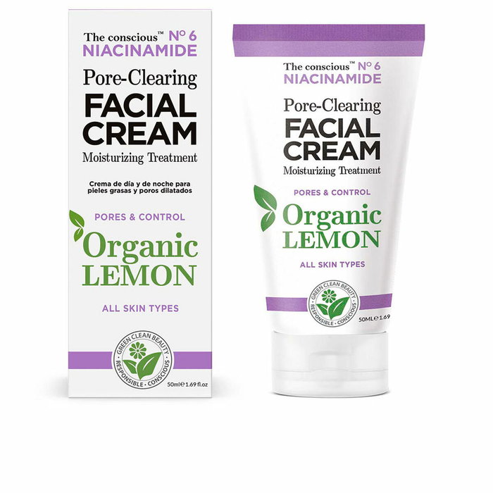 The Conscious™ Crema Facial de Niacinamida y Limón Orgánico 50 ml
