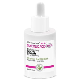 The Conscious No.9, Glycolic Acid, Exfoliating, Serum, For Face, 30 ml