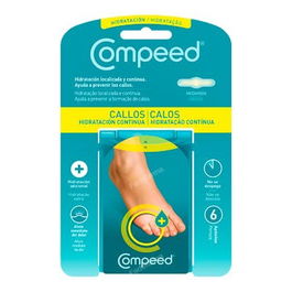 Compeed Apósitos para Callos Hidratación Continua 6 Unidades