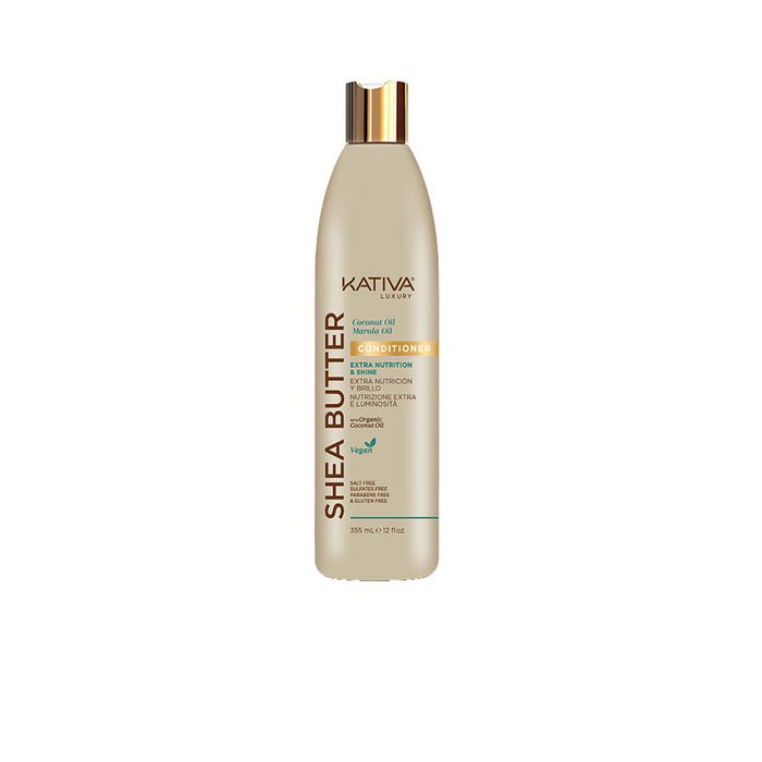 Kativa Acondicionador Karité Coco Marula para Extra Nutrición y Brillo, Cabello Suave y Saludable, 355ml Kativa Acondicionador Karité Coco Marula para Extra Nutrición y Brillo, Cabello Suave y Saludable, 355ml