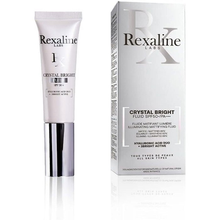 Rexaline Crystal Bright Fluido Iluminador SPF 50+ 30 ml