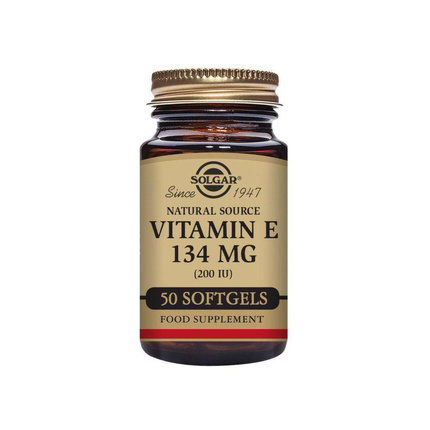 Solgar Vitamina E 200 UI (134 mg) 50 Cápsulas Blandas