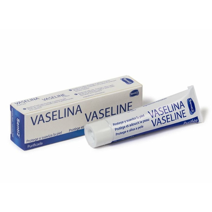 Senti2 Vaselina Purificada en Tubo 20 gr - Protege, Suaviza, Facilita Cicatrización y Alivia Picores y Zonas Enrojecidas