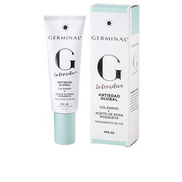 Germinal INTENSITIVE antiedad global FPS30 Crema Facial Reafirmante Antiarrugas con Colágeno y Rosa Mosqueta 50 ml
