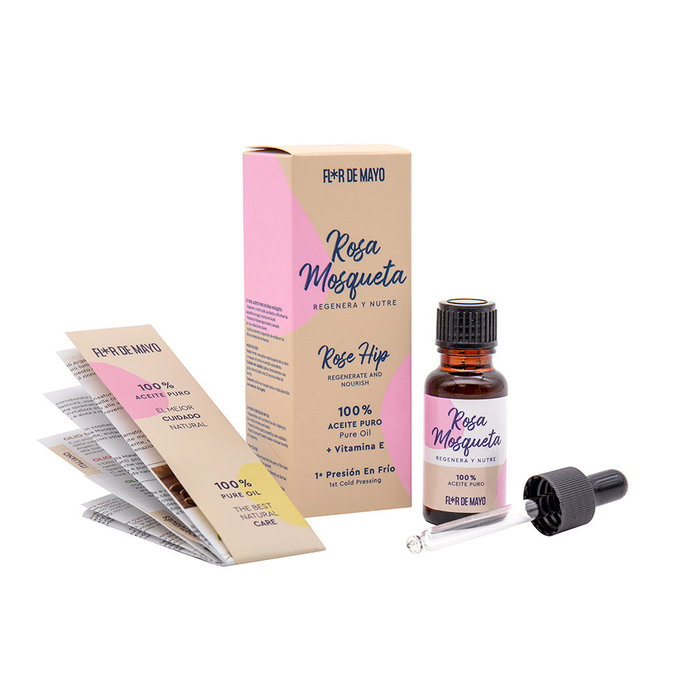 Flor De Mayo ACEITE NATURAL rosa mosqueta 20 ml - Tratamiento Facial Hidratante Antiarrugas y Antiedad - Aceite Puro Natural Flor De Mayo ACEITE NATURAL rosa mosqueta 20 ml - Tratamiento Facial Hidratante Antiarrugas y Antiedad - Aceite Puro Natural