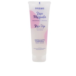 Flor De Mayo Exfoliante Corporal Rosa Mosqueta 230 ml - Elimina Células Muertas, Regenera Piel, Hidratante