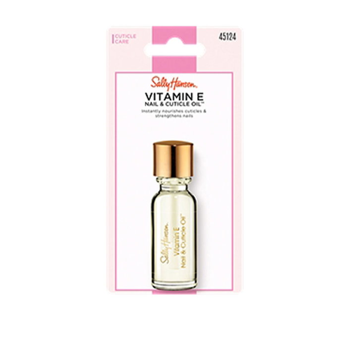 Sally Hansen VITAMIN E Aceite para Uñas y Cutículas 13.3 ml - Hidratación y Fortalecimiento