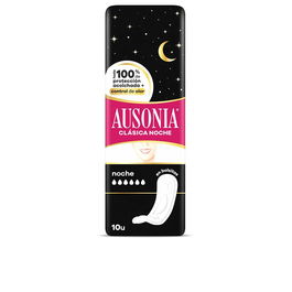 Ausonia Noche Compresas Super Plus para Mujer 10 Unidades Protección Nocturna