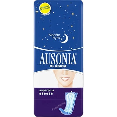 Ausonia Noche Compresas Super Plus 10 u Ausonia Noche Compresas Super Plus 10 u