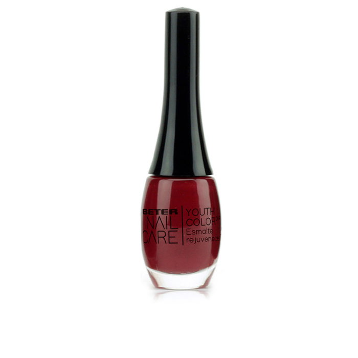 Beter Nail Care Youth Color Esmalte de Uñas Tratamiento #069 Red Scarlet 11 ml - Vegano, Brillo Extra, Filtro UV, Alta Durabilidad Beter Nail Care Youth Color Esmalte de Uñas Tratamiento #069 Red Scarlet 11 ml - Vegano, Brillo Extra, Filtro UV, Alta Durabilidad