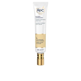 ROC WRINKLE CORRECT Crema de Noche Antiarrugas y Antiedad - Tratamiento Facial Hidratante - 30 ml