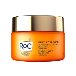 Roc Revive + Glow Crema en Gel Tratamiento Facial Hidratante Luminosidad Firmeza 50 ml