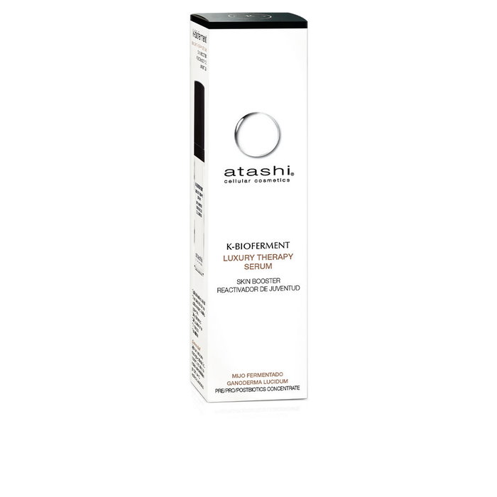 Atashi Suero Terapéutico de Lujo K-BIOFERMENT 30 ml - Tratamiento Facial para Acné, Poros, Arrugas y Firmeza - Sérum Antiedad Reafirmante Skin Booster