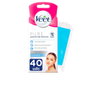 Veet Bandas de Cera Pure Facial Piel Sensible 40 u