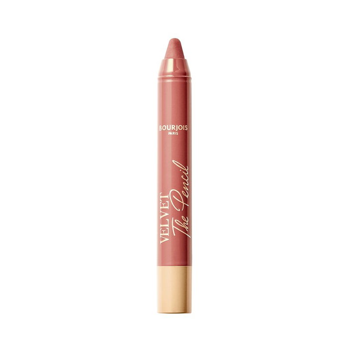 Bourjois Velvet The Pencil Lápiz Labial #01-nudifull 1.8 gr Fórmula Vegana Larga Duración Resistente al Agua