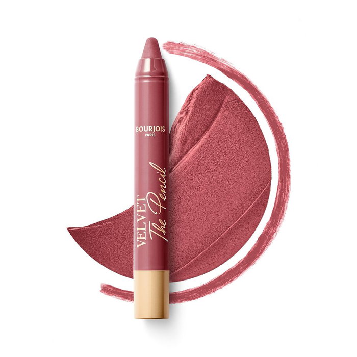 Bourjois VELVET THE PENCIL Lápiz Labial #03-in mauve again 1.8 gr Duración Larga Waterproof Bourjois VELVET THE PENCIL Lápiz Labial #03-in mauve again 1.8 gr Duración Larga Waterproof